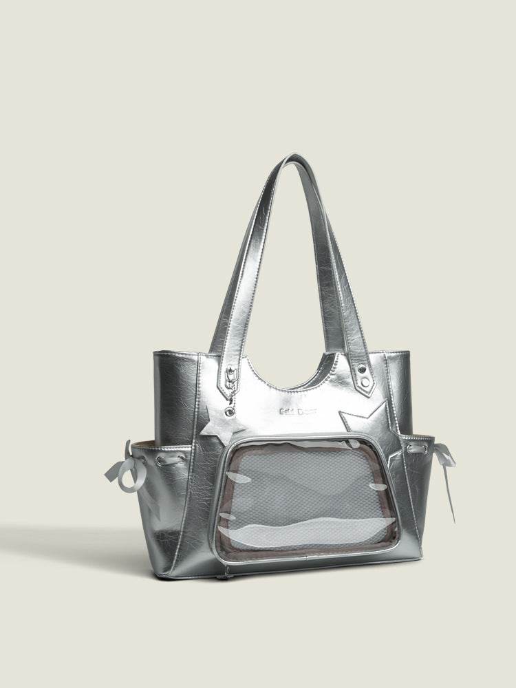 Buycenter Transparent Japanese Tote Bag - Trendy Women’s Crossbody Style - Buy Center
