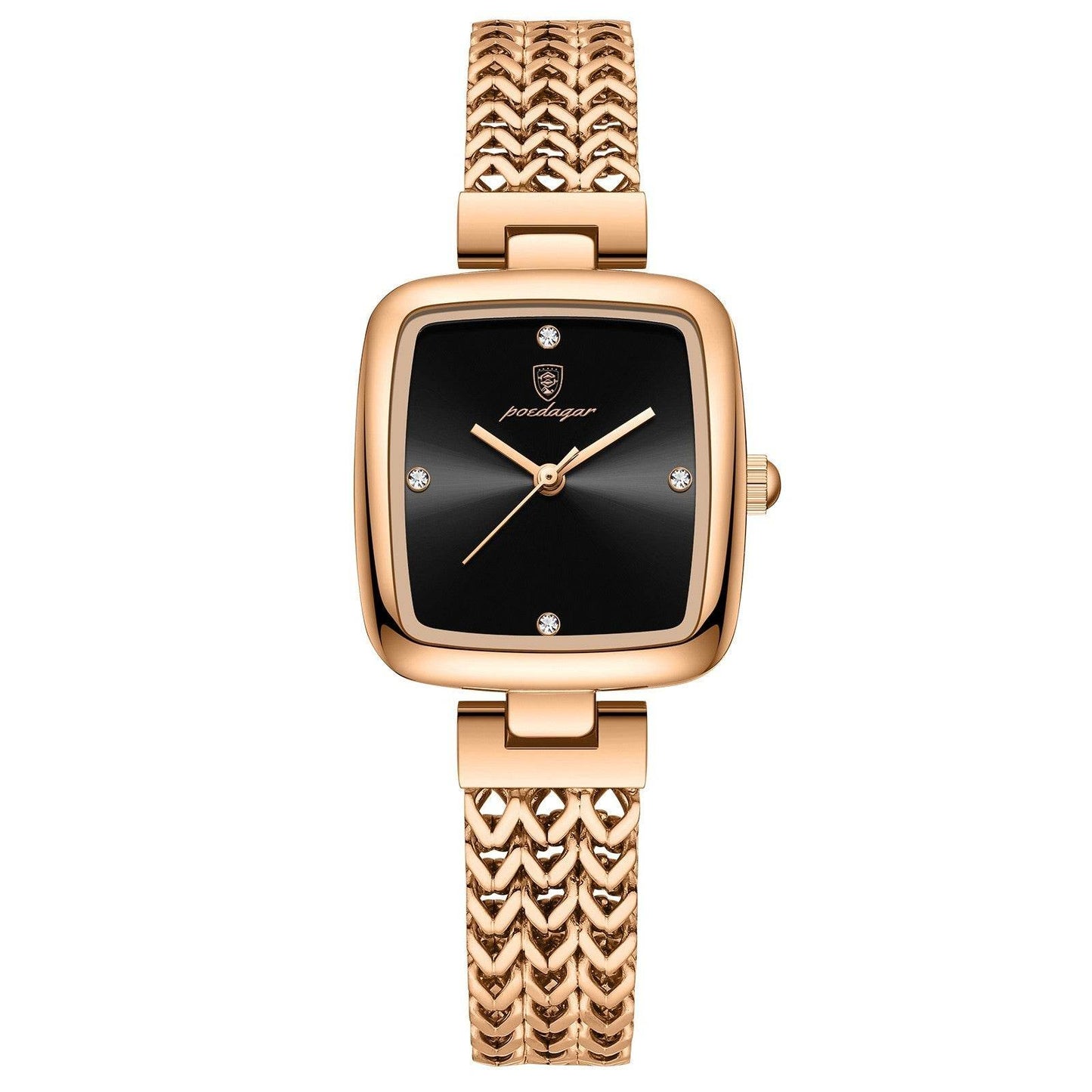Buy Center Women's Waterproof Quartz Watch - Stylish Rose Gold & Silver - Buy Center