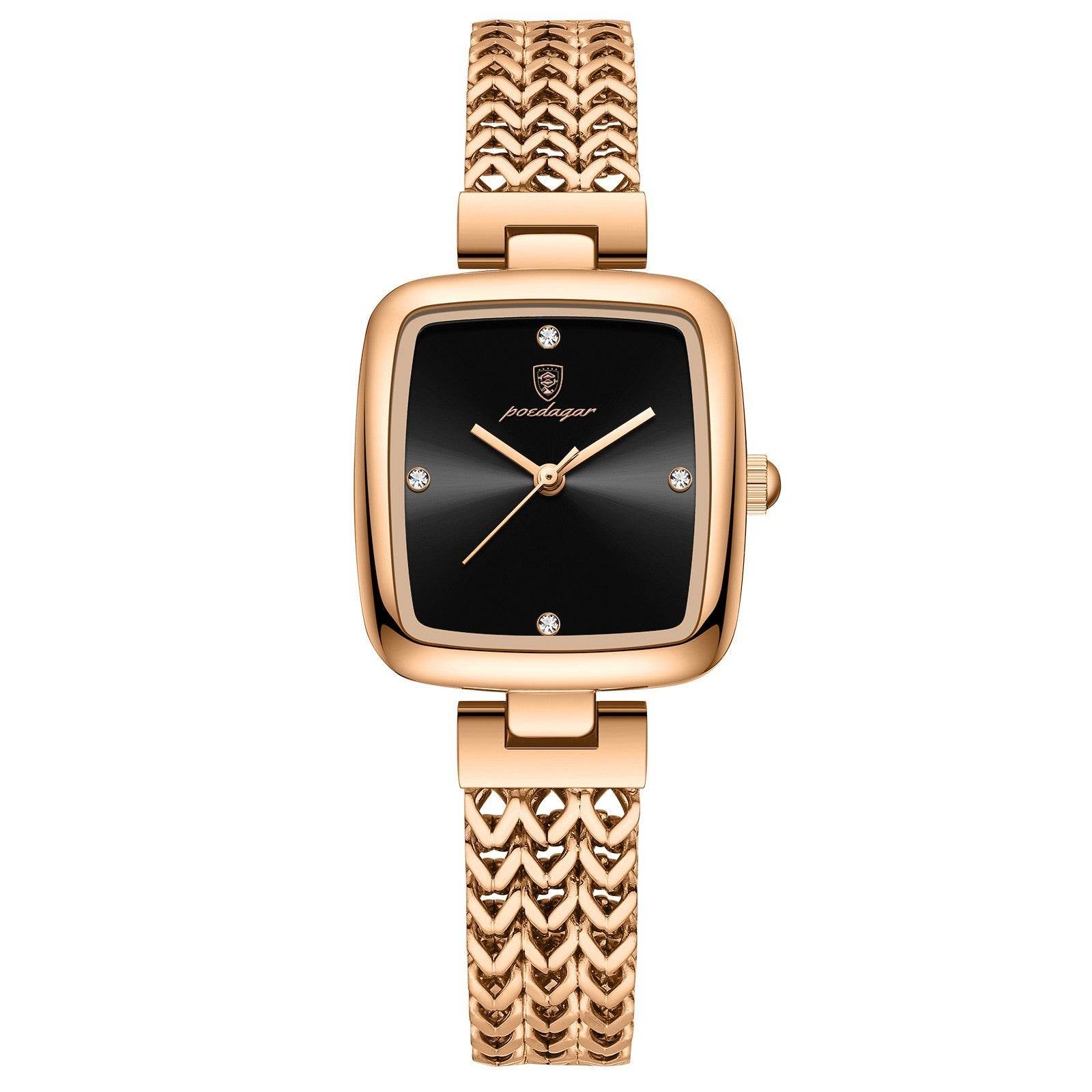 Buy Center Women's Waterproof Quartz Watch - Stylish Rose Gold & Silver - Buy Center