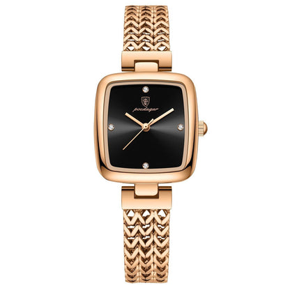 Buy Center Women's Waterproof Quartz Watch - Stylish Rose Gold & Silver - Buy Center
