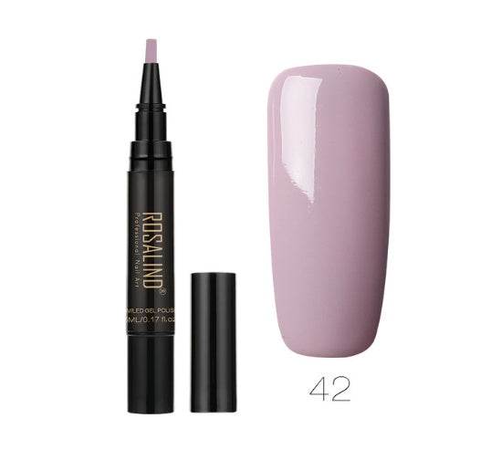 5ml Solid Color Nail Art Pen - Easy Application in 58 Vibrant Shades - Buy Center