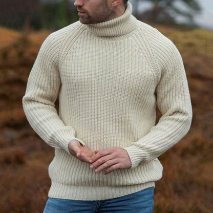 Buycenter Turtleneck Sweater - Cozy Winter Style for Youth in Beige - Buy Center