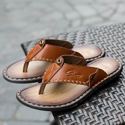 Buycenter Men's Stylish Summer Slippers - Comfortable Large Sizes Available - Buy Center