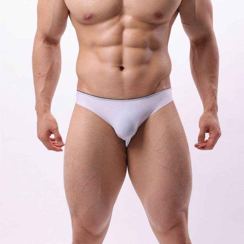 Stylish Men's Ice Silk Briefs - Low Waist Comfort, Sizes M-XXL