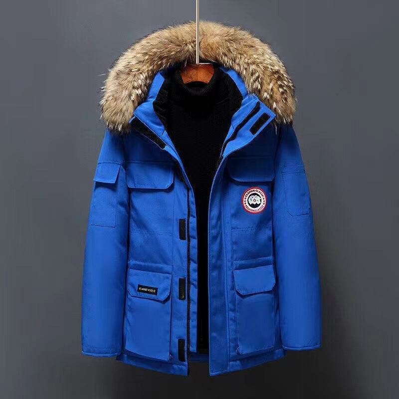Winter Men's Mid-Length Outdoor Coat - Stylish & Warm for Couples - Buy Center