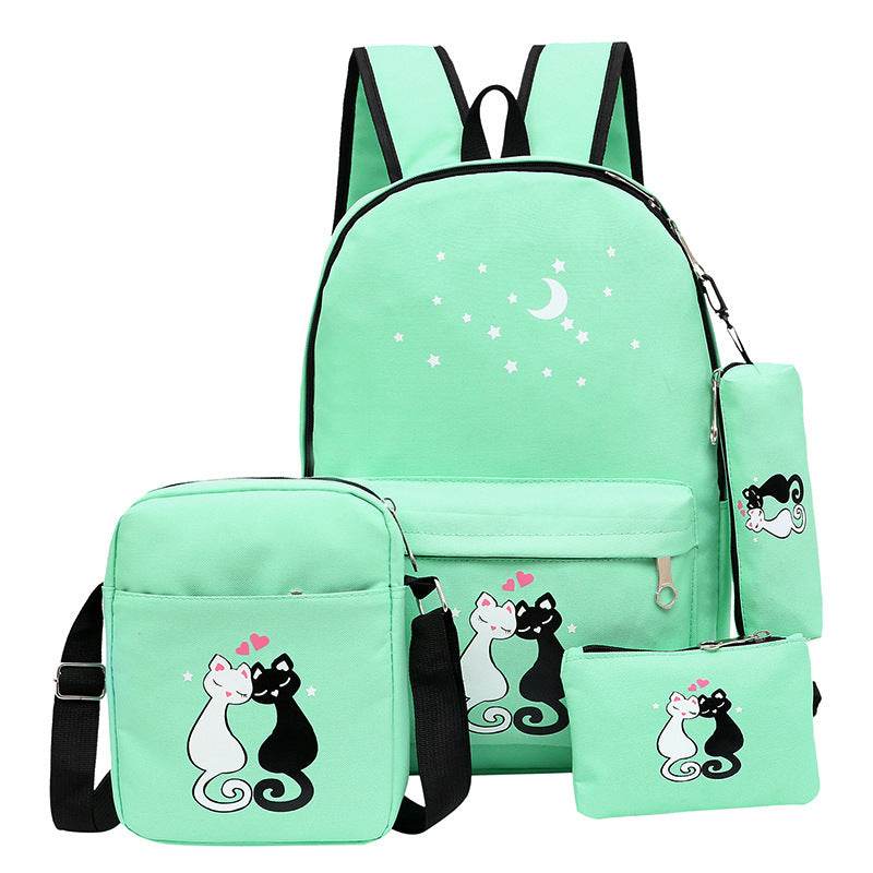 Stylish Children's Cartoon Canvas Bag - Durable & Waterproof for Girls - Buy Center