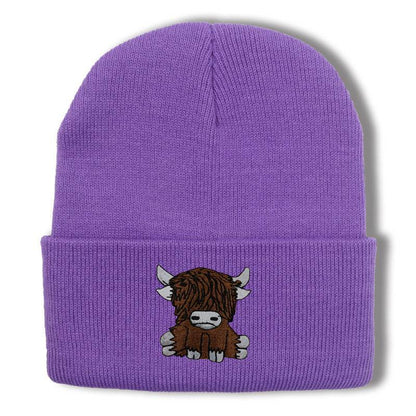 Cartoon Long Hair Yak Knitted Hat - Stylish and Warm Winter Fashion - Buy Center