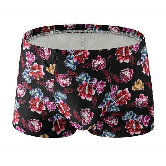 Multi-Color Rose Boxers - Premium Milk Silk, Comfortable & Breathable