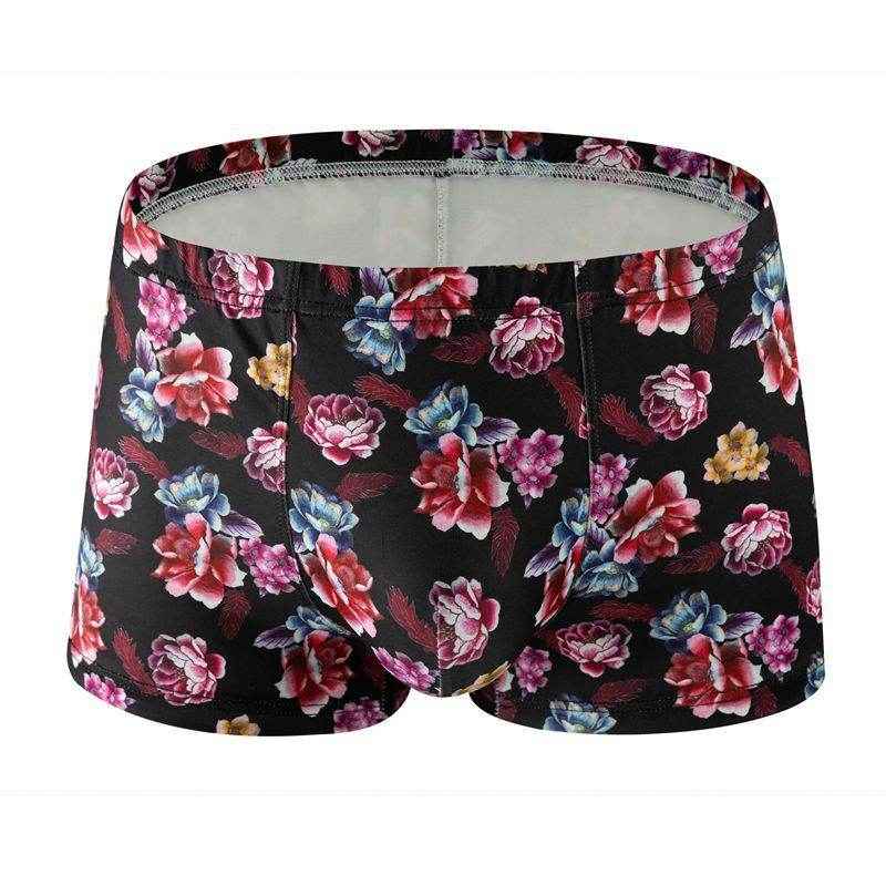 Multi-Color Rose Boxers - Premium Milk Silk, Comfortable & Breathable