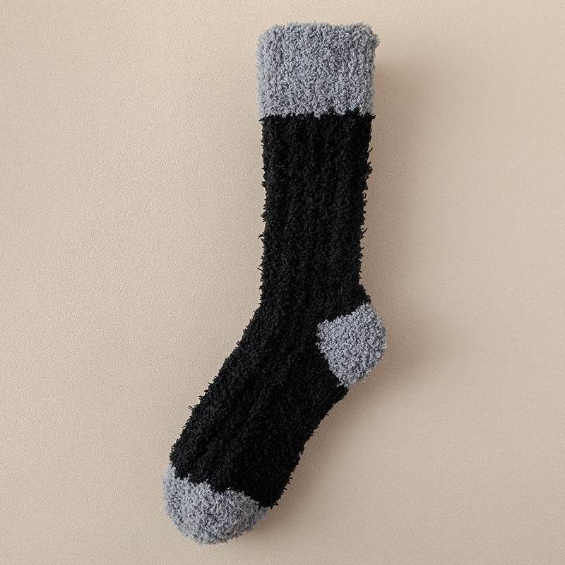 Coral Fleece Women's Thermal Socks - Thick Mid-Calf Cozy Footwear - Buy Center