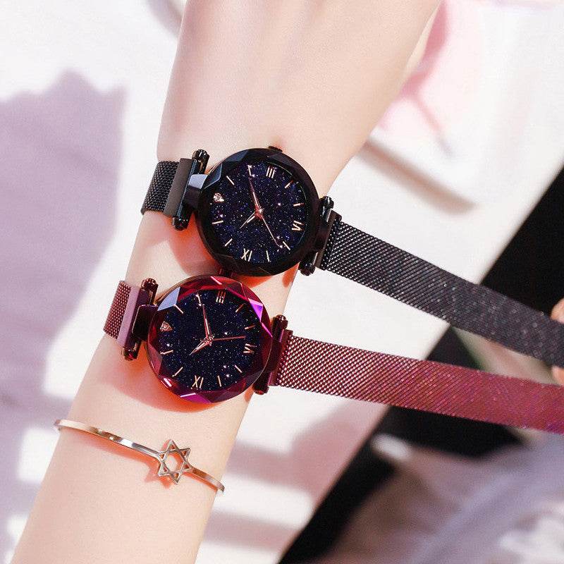 BuyCenter Ladies' Elegant Casual Watch - Adjustable Magnetic Strap, Luminous Dial - Buy Center