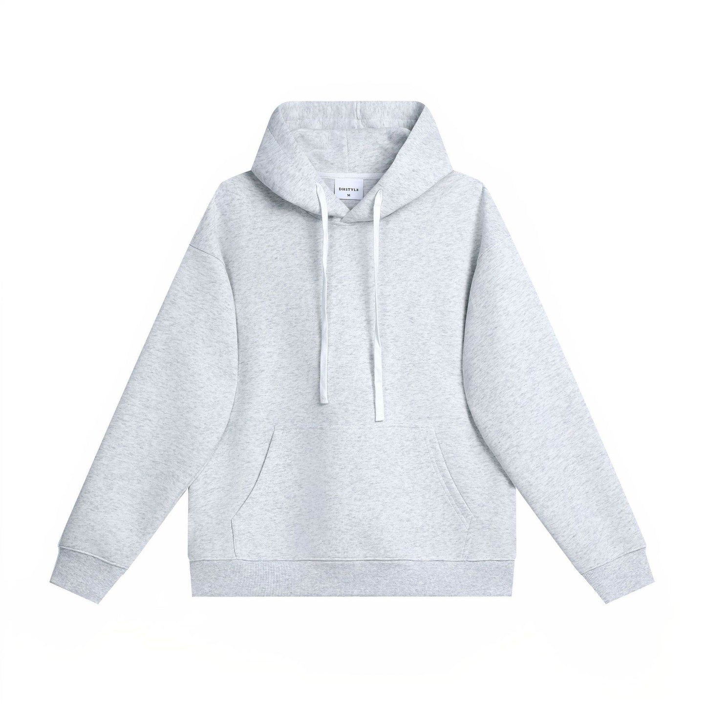 Simple Drop-Shoulder Hooded Sweater - Stylish Cotton Blend for Men - Buy Center