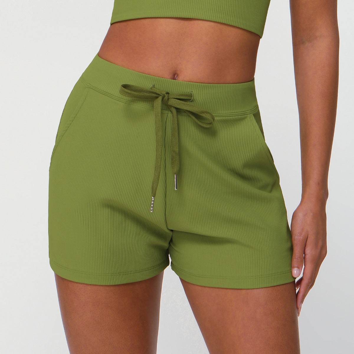 Women's Quick-Drying Yoga Shorts - Stylish Drawstring & Loose Fit - Buy Center