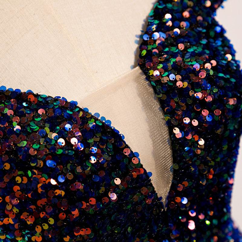 Buycenter Navy Fishtail Sequins Skirt - Elegant Evening Dress for Every Occasion - Buy Center
