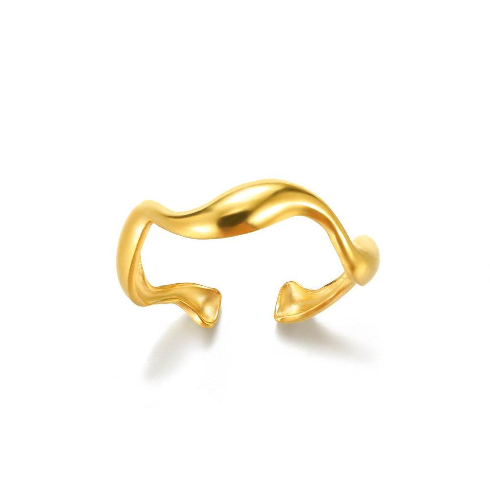 Adjustable Stainless Steel Hydraulic Ring - Stylish Geometric Design for All - Buy Center