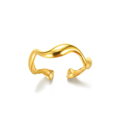 Adjustable Stainless Steel Hydraulic Ring - Stylish Geometric Design for All - Buy Center
