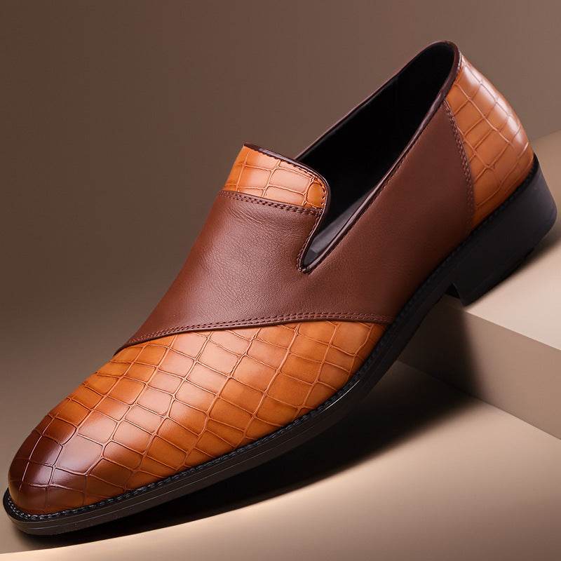 Plus Size Men's Business Dress Leather Shoes - Stylish & Breathable Comfort - Buy Center