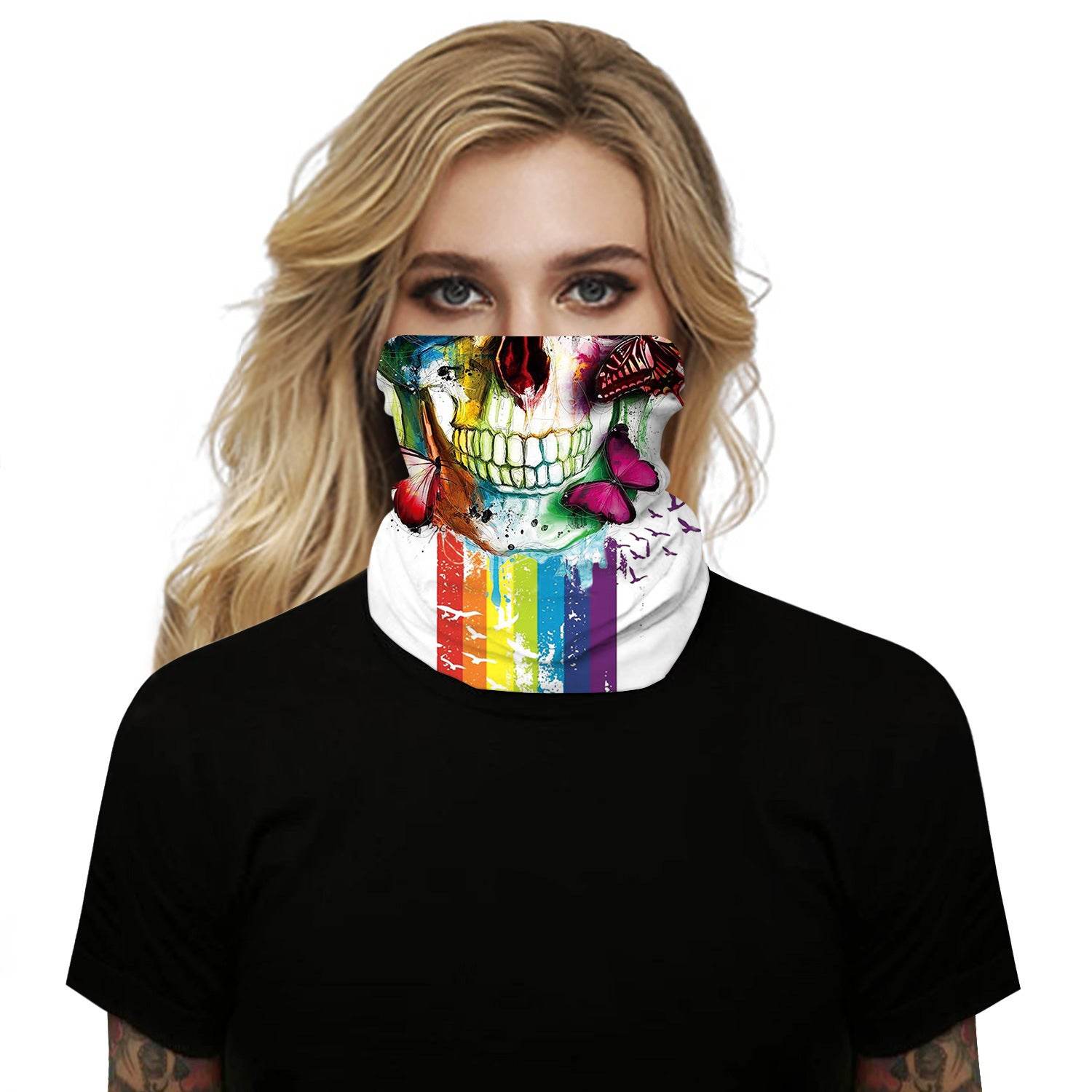 Skull Digital Outdoor Face Mask - Insect-Proof, Stylish & Durable - Buy Center