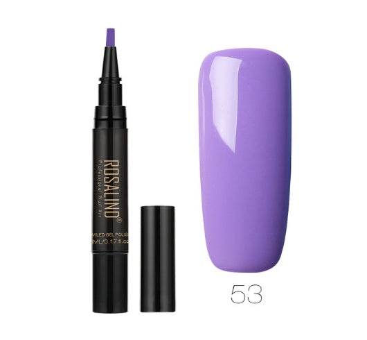 5ml Solid Color Nail Art Pen - Easy Application in 58 Vibrant Shades - Buy Center
