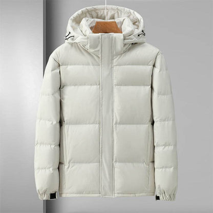 Men's Winter Down Jacket - Cozy Hooded Design for Stylish Warmth - Buy Center