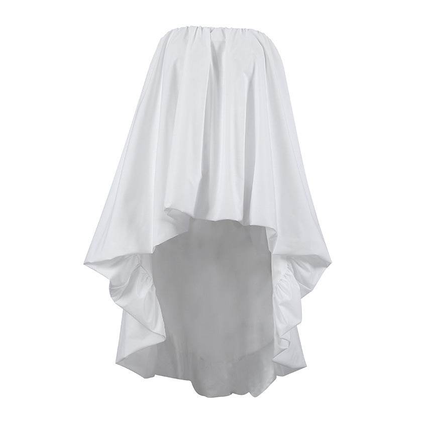 Buycenter Sexy Off-the-Shoulder Tube Top - Irregular Hem Blouse - Buy Center