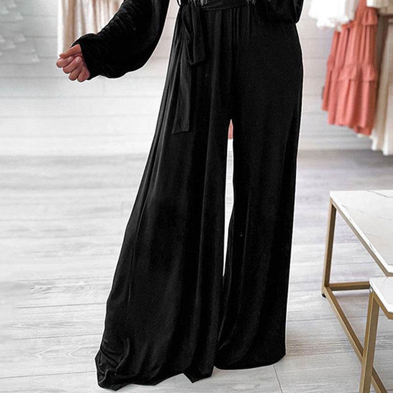 Buycenter Women's Loose Black Casual Fashion Suit - Jumpsuit Sizes S-3XL - Buy Center