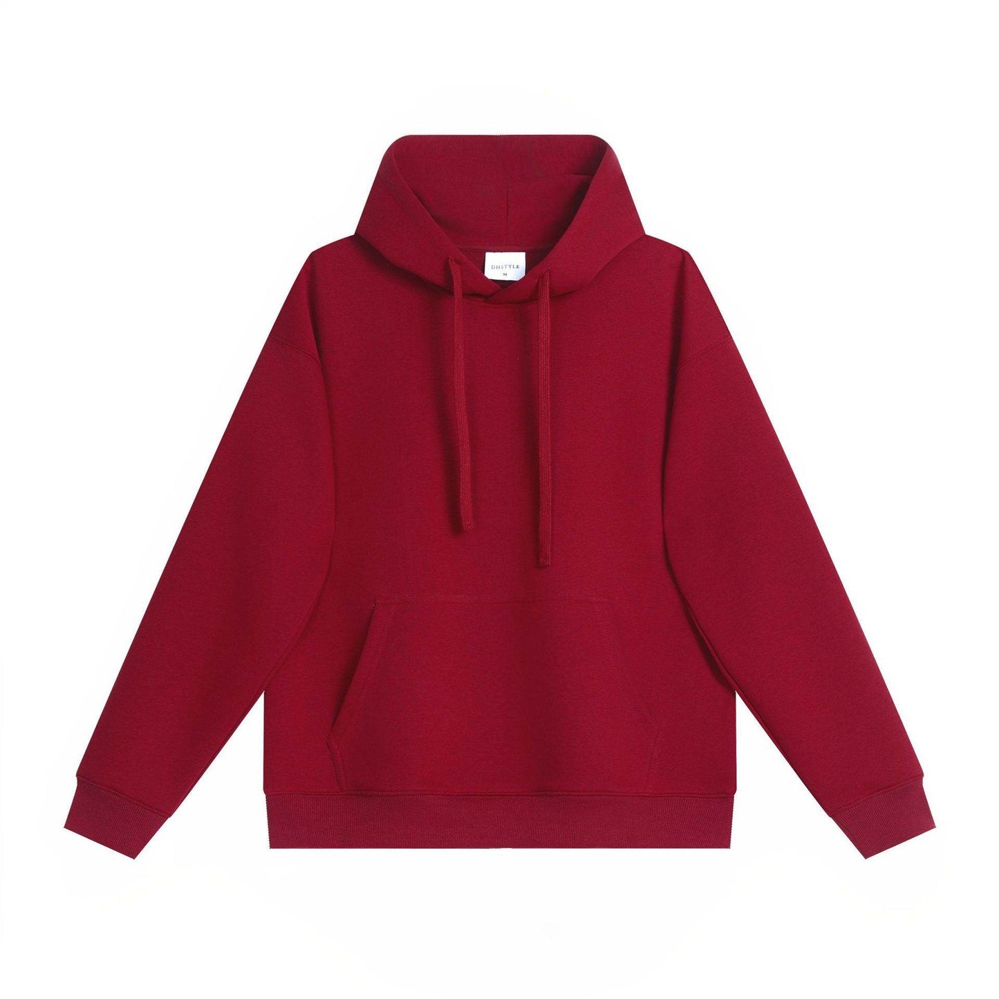 Simple Drop-Shoulder Hooded Sweater - Stylish Cotton Blend for Men - Buy Center