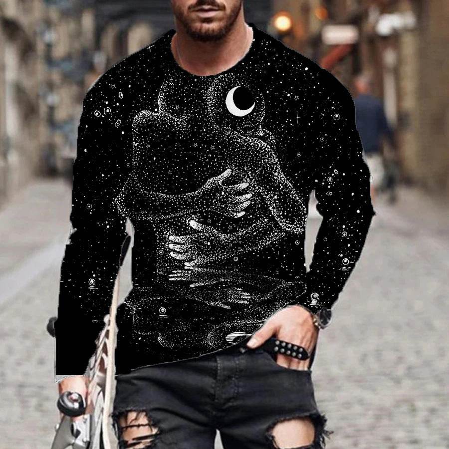 Summer Loose Crew Neck T-Shirt - 3D Print & Stylish Polyester Fabric - Buy Center