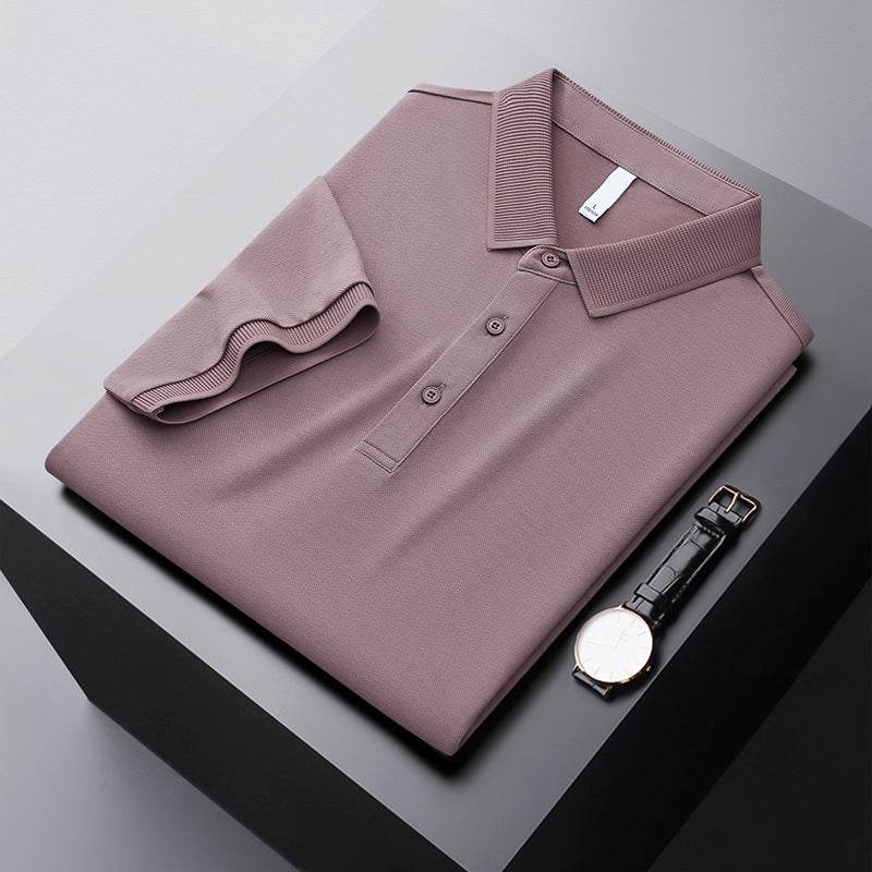 Buycenter Men's Casual Slim Fit Jacket T-shirt - Solid Color Summer Style - Buy Center
