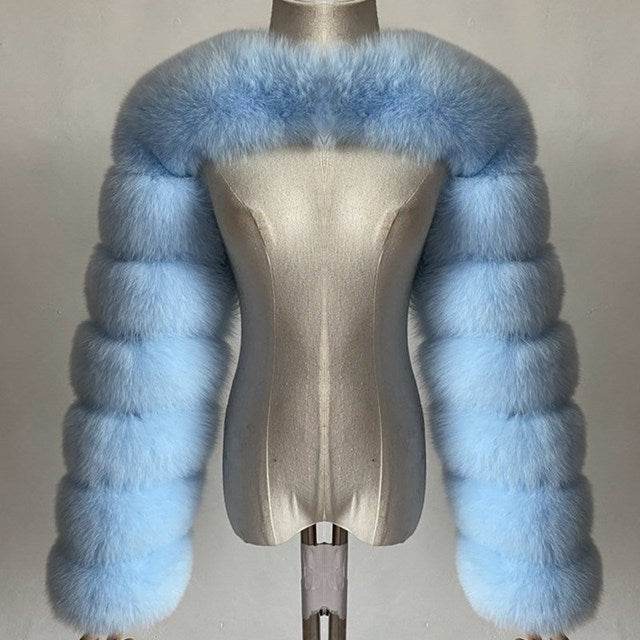 Buycenter Women's Fur Shawl Coat - Elegant Artificial Fur in Various Colors - Buy Center