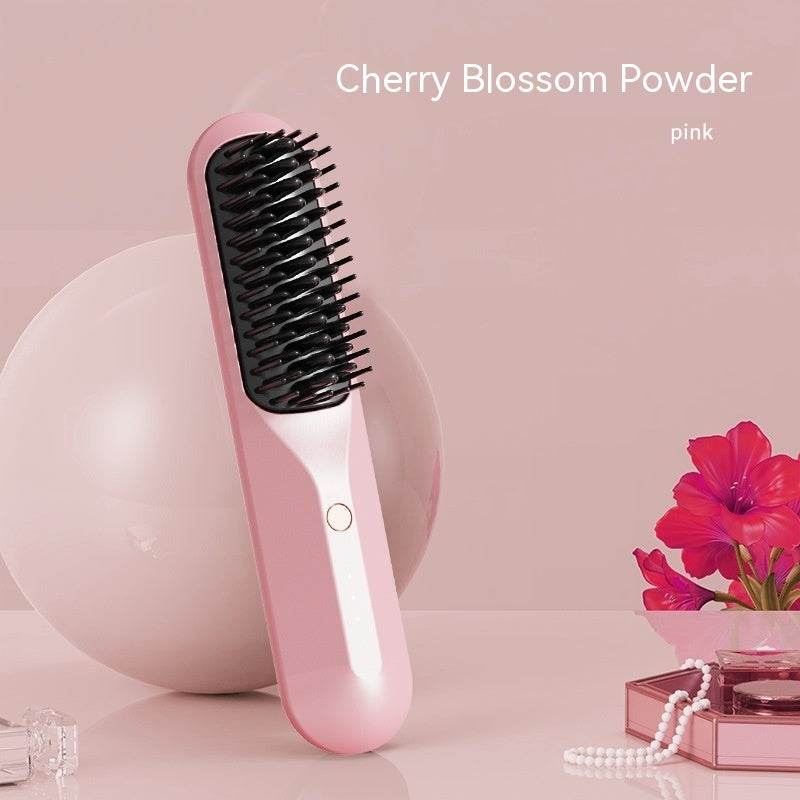 Wireless Hair Straightening Comb - Quick Heating & Portable Design - Buy Center