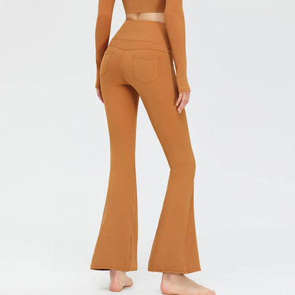 High Waist Peach Yoga Pants - Super Stretch Fitness Leggings for Women - Buy Center