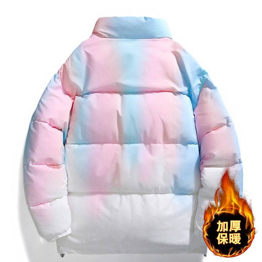 Couples Gradient Coat - Stylish Winter Jacket with Pockets for All - Buy Center