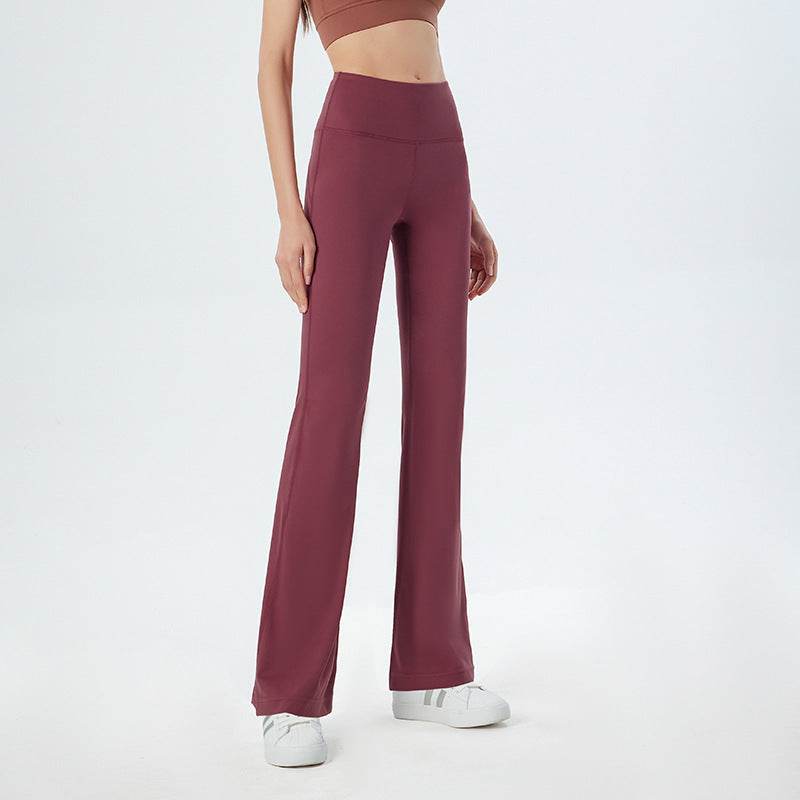 Buycenter High Waist Hip Lift Sports Pants - Moisture-Wicking, Casual Fit - Buy Center