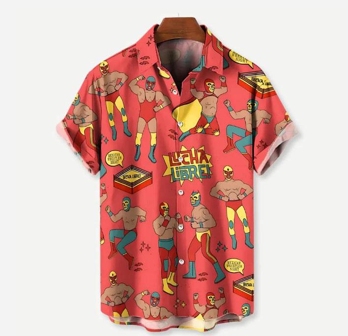 Casual 3D Hawaiian Shirt for Men - Vibrant Summer Floral Prints - Buy Center