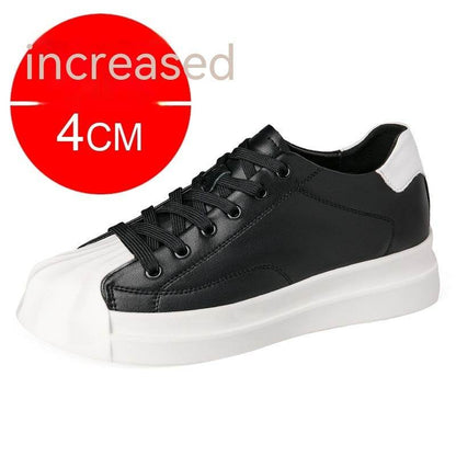 Invisible Height Increasing Insoles - Stylish Vulcanize Shoes for Men - Buy Center