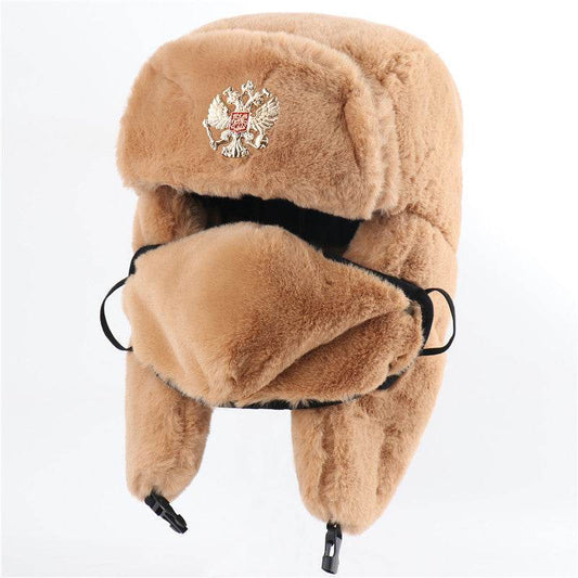 Ushanka Earmuffs Hat for Men & Women - Stylish Imitation Rabbit Fur - Buy Center