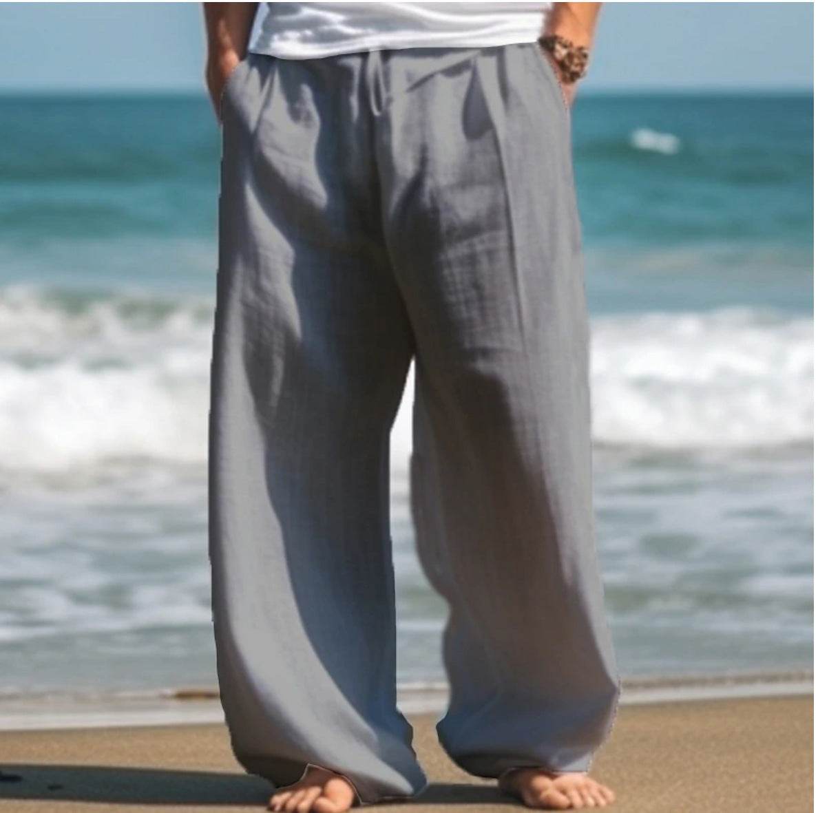 Buycenter Outdoor Casual Pants - Solid Color, Mid Waist for Teens - Buy Center