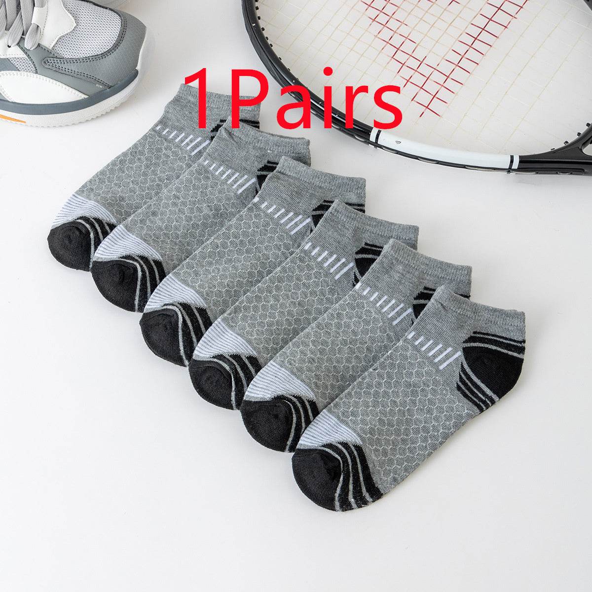 Breathable Men's Sports Socks - Non-Slip Running & Stylish Colors - Buy Center