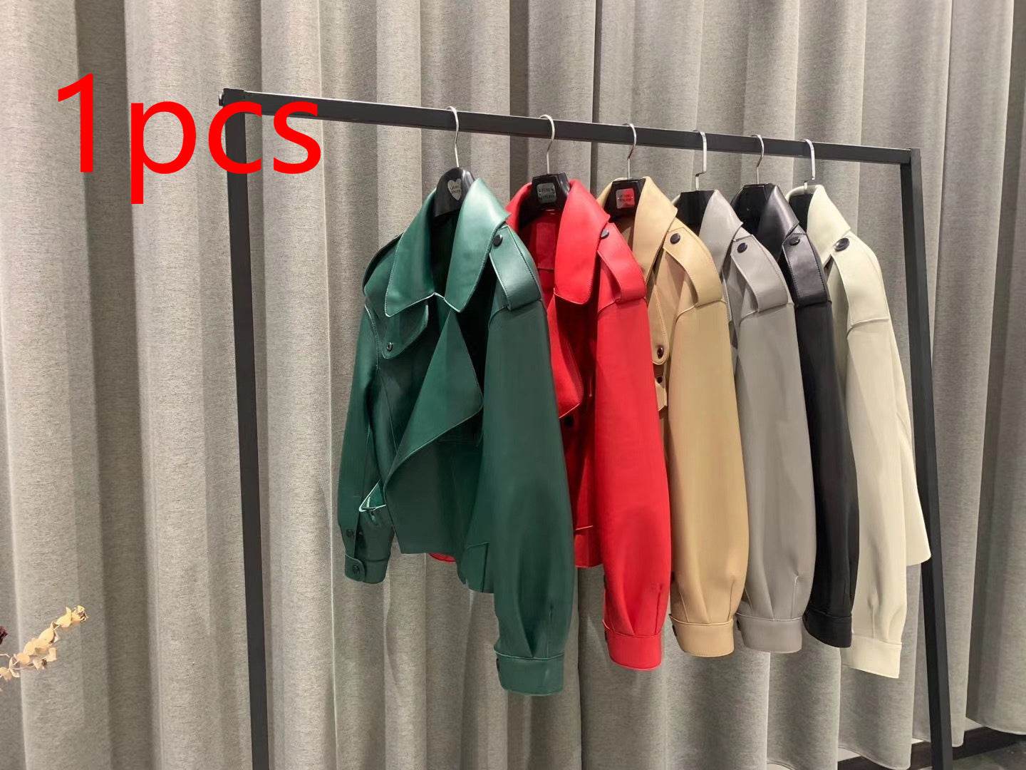 Women's Genuine Leather Sheepskin Jacket - Chic Loose-Fit Short Coat - Buy Center