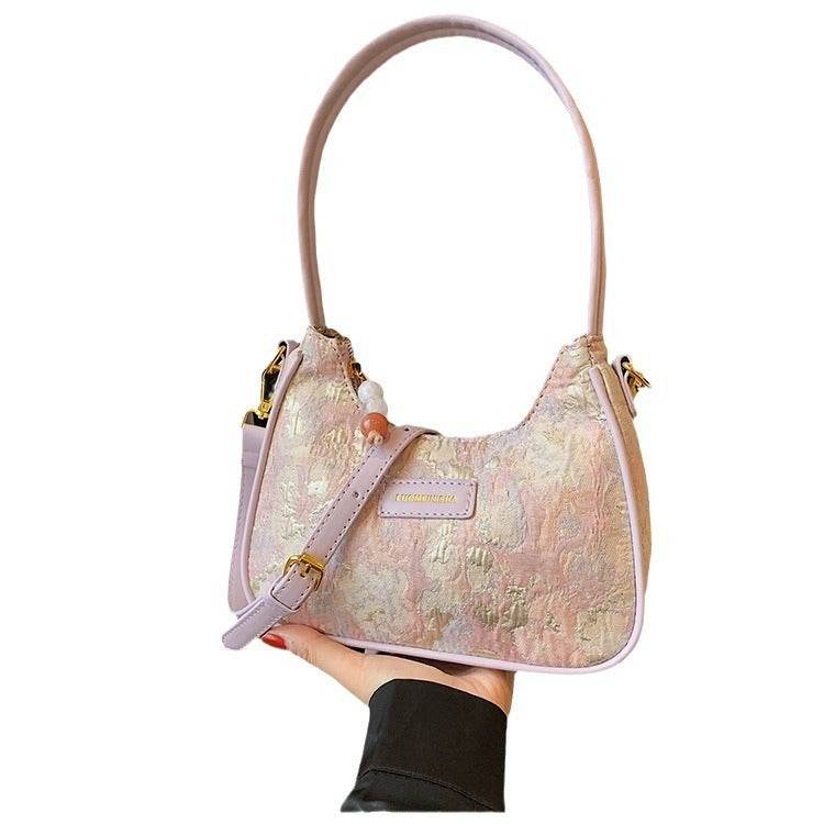 Buycenter French Fashion Handbag - Urban Shoulder Bag in Purple or Pink - Buy Center