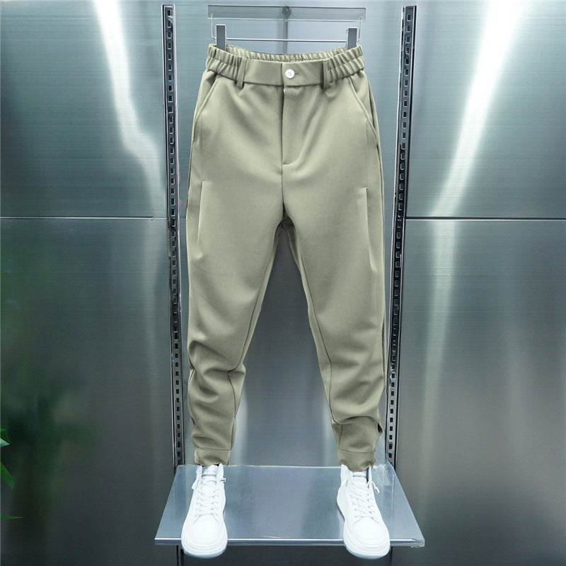 Casual Cropped Harem Pants for Teens - Trendy Loose Tapered Style - Buy Center