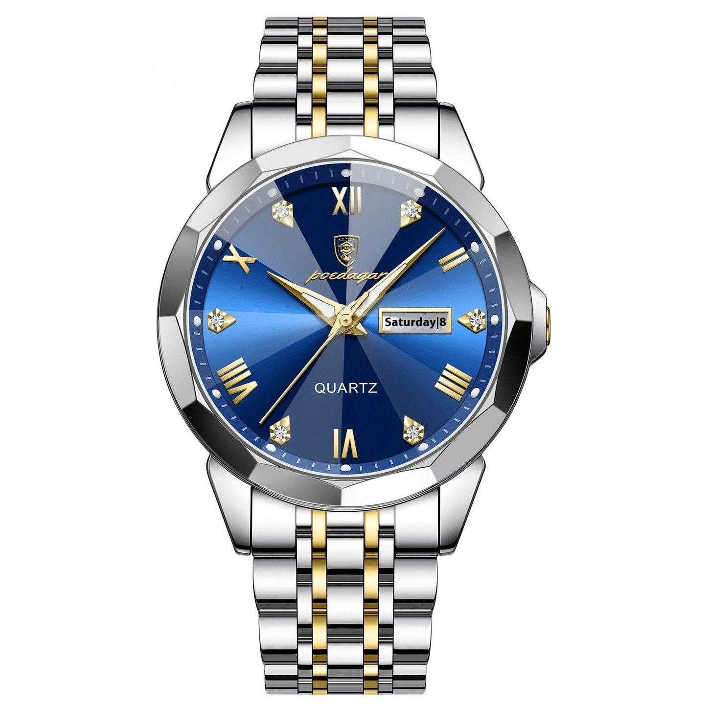 Buycenter Luxury Men's Waterproof Quartz Watch - Super Luminous Elegance - Buy Center