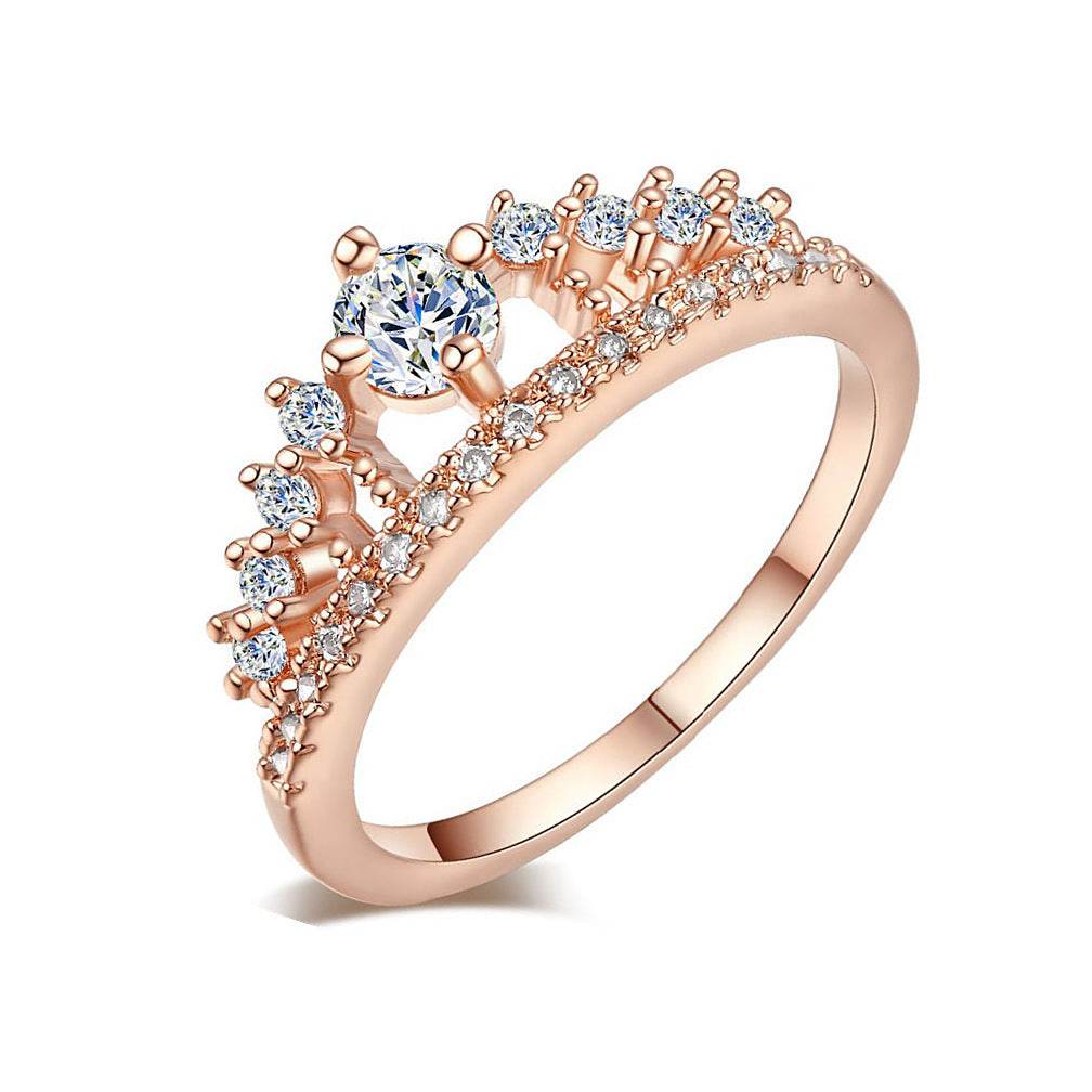 Micro Set Crown Ring - Stunning K-Gold Design for Men & Women - Buy Center