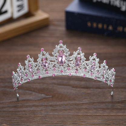 Buycenter Rhinestone Dark Crown - Baroque Halloween Dress-up Accessories - Buy Center