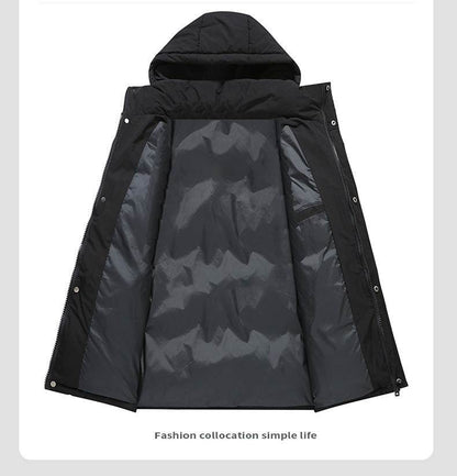 Men's Winter Down Jacket - Cozy Hooded Design for Stylish Warmth - Buy Center