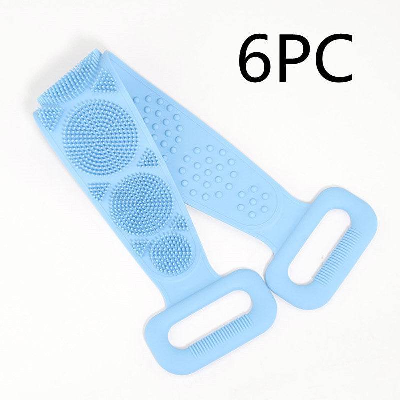 Premium Bath Towel Silicone Rubbing Back Towel - Double-Sided Comfort - Buy Center