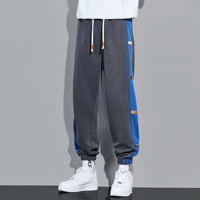 Men's Plus Velvet Sports Footpants - Loose Nine Point Harem Style - Buy Center