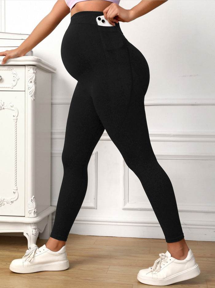 Buycenter Antenatal Yoga Trousers - High Elastic Belly Support, Quick-Drying - Buy Center