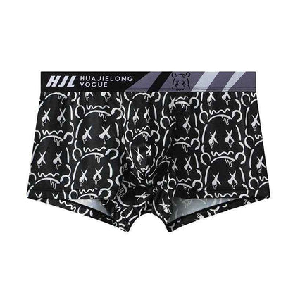 BuyCenter Men's Slim Fit Multi-Color Boxers - Breathable Ice Silk Comfort